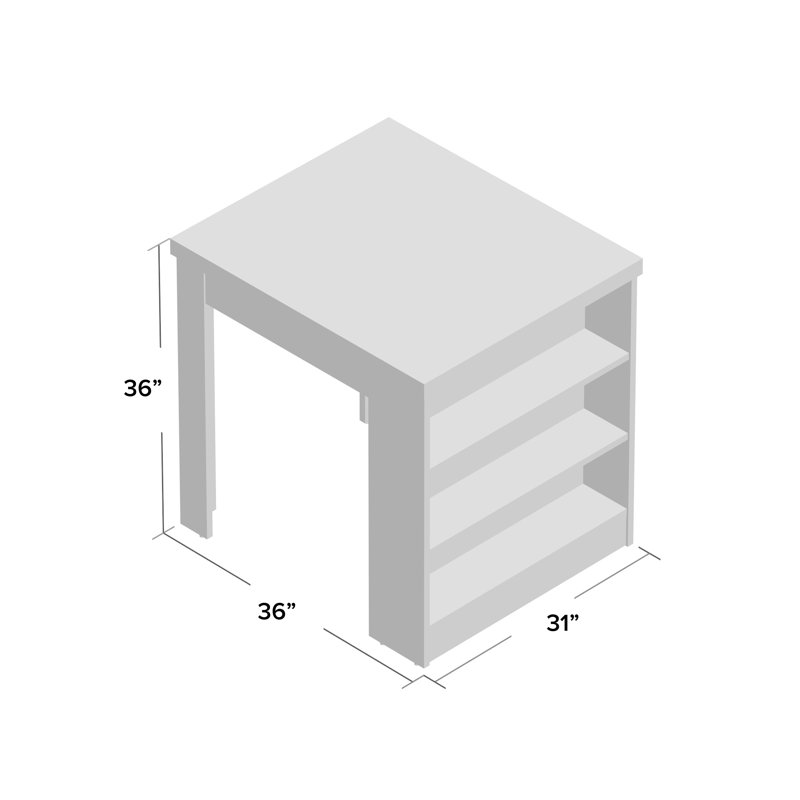 Latitude Run® Dangelo Dining Table, 36" Rectangular, Small, Counter